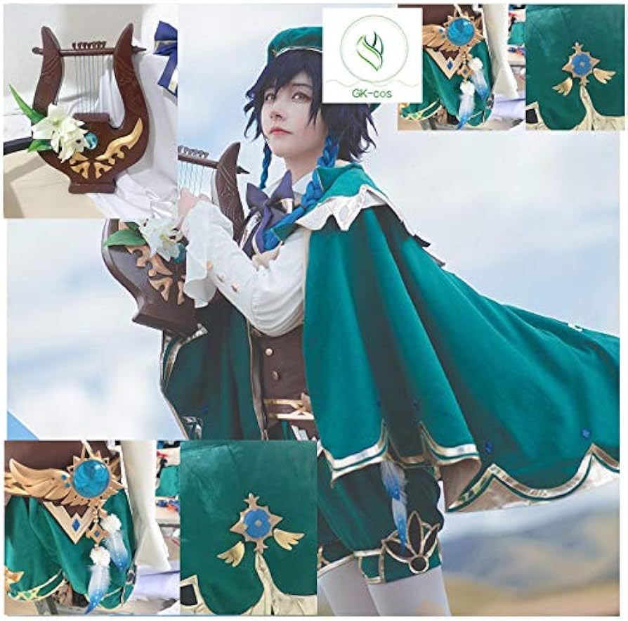 温迪 原神 ウェンティ コスプレ 衣装ウイング付き 温迪 原神 ウェンティ コスプレ 衣装ウイング付きセット - メルカリ